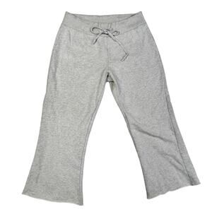 John Galt Gray 100% Cotton Sweatpants Flare Women's Small Loungewear Cozy